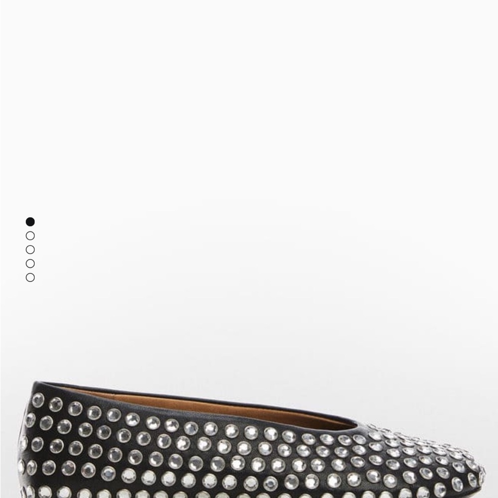 Mango rhinestone flat